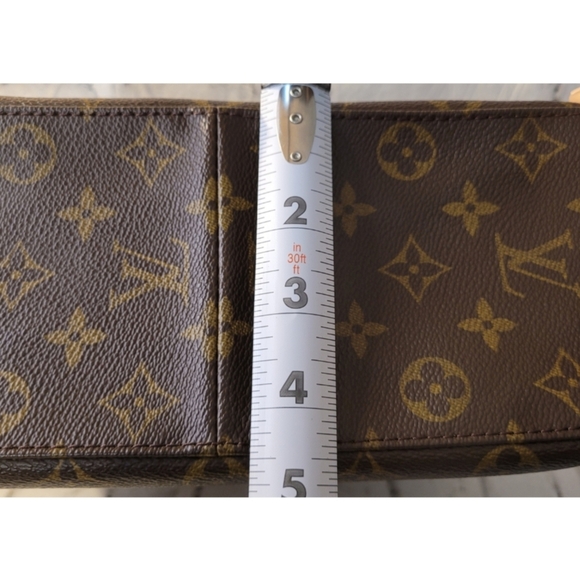 Authentic Louis Vuitton Monogram Looping GM Shoulder Bag Brown Logo M10050 - Picture 14 of 16